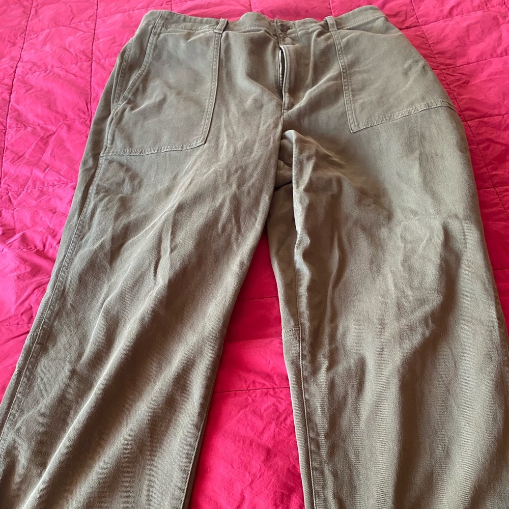 Gap high rise carpenter straight leg pants